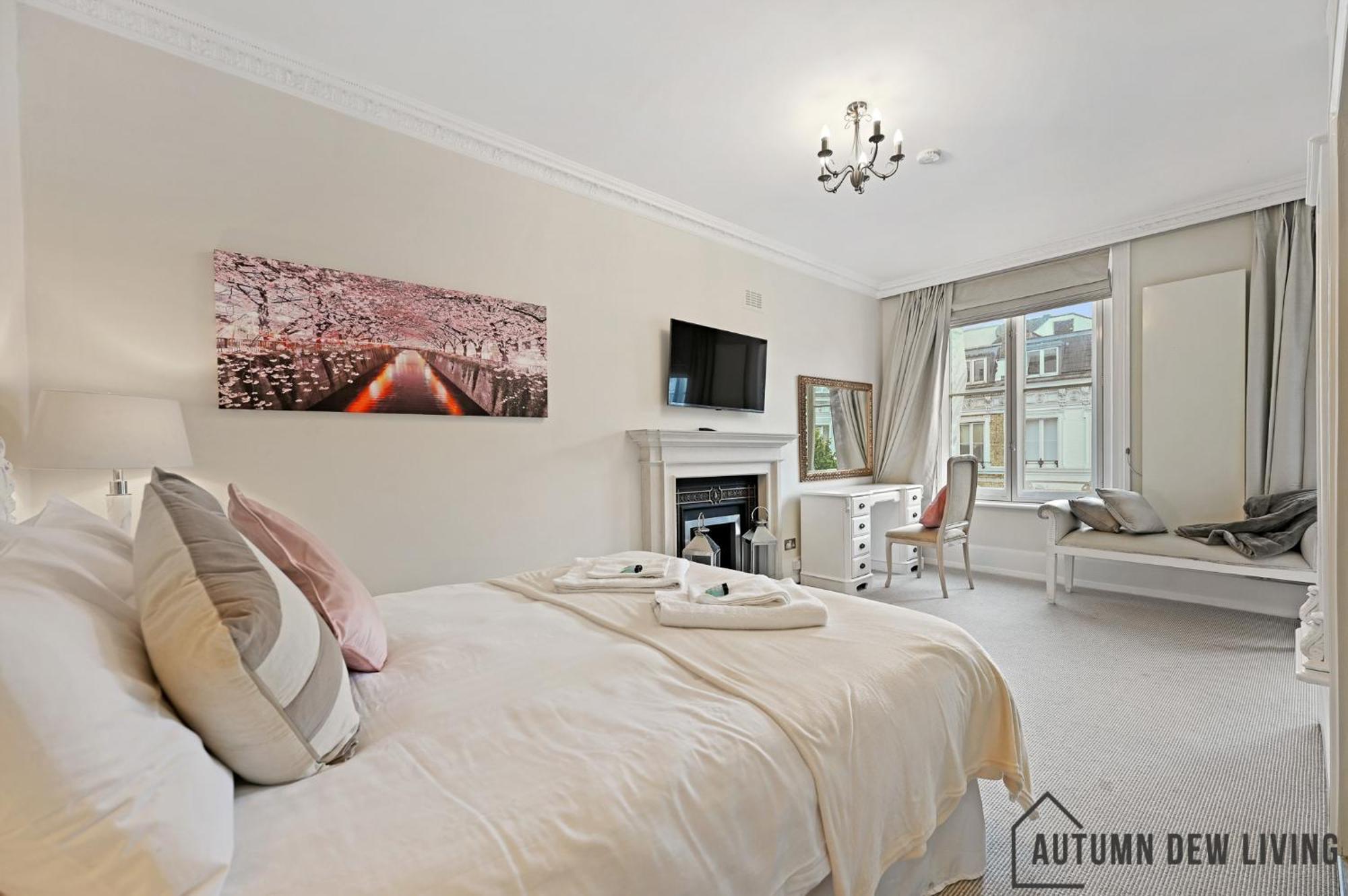 Beautiful 2 King Size Beds 2 Bath- Sleeps 5 In Earls Court Apartment London Exterior photo